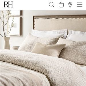 Restoration Hardware Palmette Linen set